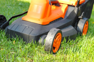 landscaping around the A/C unit